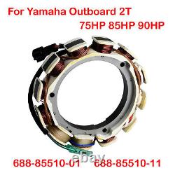 Outboard Stator Coil For Yamaha Outboard Motor 2T 75HP 85HP 90HP 688-85510-01