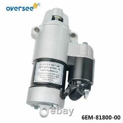 Oversee 6EM-81800-00 Starter Motor For Yamaha Outboard 4T 75HP 90HP 150HP F115B