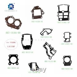 Power Head 682-Gasket Kit For yamaha Outboard Motor 2 or 4-Stroke, 9.9 / 15 HP