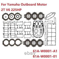 Power Head Gasket Repair Kit For Yamaha Outboard Motor 2T V6 225HP 61A-W0001-A1