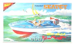 Rare Vintage Nichimo Seapet Yamaha 85B Outboard Motor Boat Model Kit from Japan