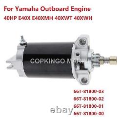 STARTING MOTOR ASSY For Yamaha Outboard Engine 40HP E40X 40X 66T-81800-03