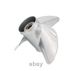 Stainless Propeller 13x19-K For Yamaha Boat Outboard Motor 50-130 hp 15 Spline