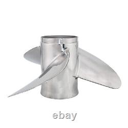 Stainless Propeller 13x19-K For Yamaha Boat Outboard Motor 50-130 hp 15 Spline