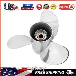 Stainless Steel Propeller 13 1/4x17 for Yamaha Outboard Motor 50-130HP 15 Tooth
