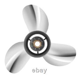 Stainless Steel Propeller 13 1/4x17 for Yamaha Outboard Motor 50-130HP 15 Tooth