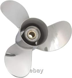 Stainless Steel Propeller 13 x 19-K For Yamaha Outboard Motor 50-130 hp 15Spline