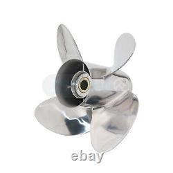Stainless Steel Propeller 13x19 For Yamaha Outboard Motor 50-130HP Left Rotation