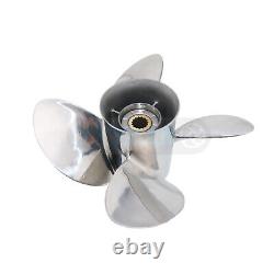 Stainless Steel Propeller 13x19 For Yamaha Outboard Motor 50-130HP Left Rotation