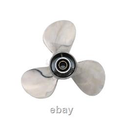 Stainless Steel Propeller 9 7/8x12 for Yamaha Outboard Motor 20 25 F25 30HP 10 T