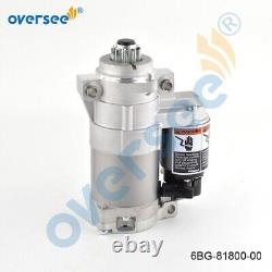 Starter Motor 6BG-81800 For Yamaha Outboard 4 Stroke F25 T25 F40 6BG-81800-00