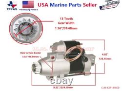 Starter Motor Yamaha Outboard 150 225 250 HP 63P-81800 6BR-81800