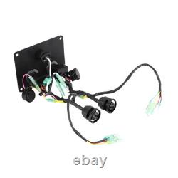 Twin Key Switch Control Panel Assy 12V for Yamaha Outboard Motor