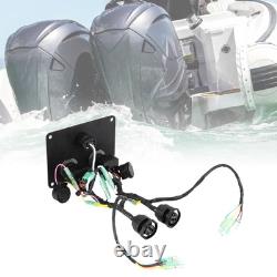 Twin Key Switch Control Panel Assy 12V for Yamaha Outboard Motor