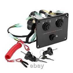 Twin Key Switch Control Panel Assy 12V for Yamaha Outboard Motor