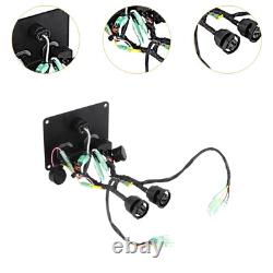 Twin Key Switch Control Panel Assy 12V for Yamaha Outboard Motor