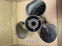 Uesd! 11 1/8 13 Stainless Steel Boat Propeller for Yamaha Outboard Motor 40-60HP