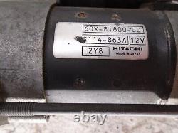 Used 60X-81800-00-00 Yamaha Outboard Starter Starting Motor 225-250hp S114-863A