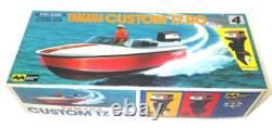 Vintage MITSUWA YAMAHA CUSTOM 17. RO Model Kit Boat With 140 OUTBOARD MOTOR JPN