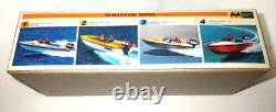 Vintage MITSUWA YAMAHA CUSTOM 17. RO Model Kit Boat With 140 OUTBOARD MOTOR JPN