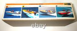 Vintage MITSUWA YAMAHA CUSTOM 17. RO Model Kit Boat With 140 OUTBOARD MOTOR JPN
