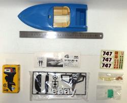 Vintage MITSUWA YAMAHA CUSTOM 17. RO Model Kit Boat With 140 OUTBOARD MOTOR JPN