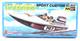 Vintage Mitsuwa Yamaha Sport Custom 17. Ro Model Kit With Outboard Motor 140a/b