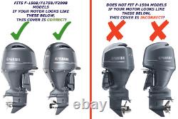 YAMAHA 2015+ F150B F200B F175B Outboard Deluxe Motor Cover MAR-MTRCV-F2-01