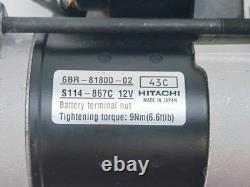 Yamaha 2005 F250 Outboard Oem Starting Motor 6br-81800-02-00 Very Nice