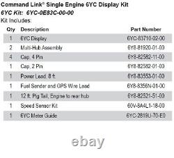 Yamaha Outboard 6YC-0E83C-00-00 6YC Display Kit for Single Mechanical Motor