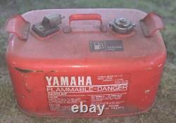 Yamaha Outboard Motor Red Metal 6.3 Gallon Fuel Gas Tank OEM
