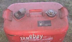 Yamaha Outboard Motor Red Metal 6.3 Gallon Fuel Gas Tank OEM