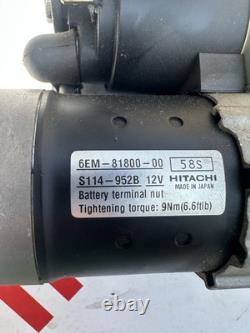 Yamaha Outboard Starter Motor 6EM-81800-00 F115XB 115hp