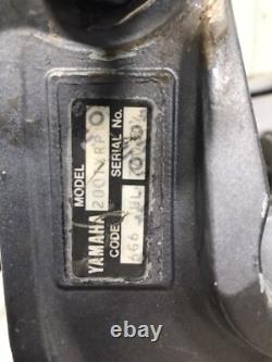 Yamaha outboard engine motor transom mount bracket plate hydraulic cylinder